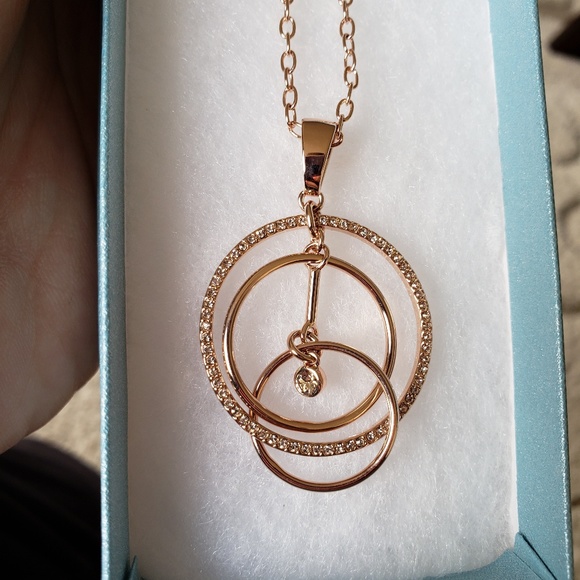 Swarovski Jewelry - Blush Ring Around Pendant by Touchstone